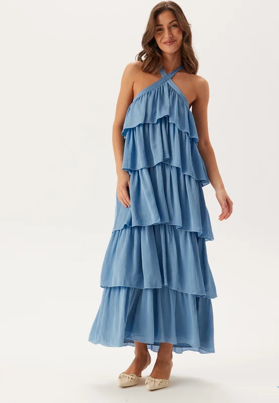 VILA-Vifiluka H/N S/L ANKLE DRESS