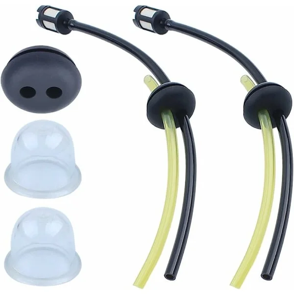 Bränsleslangssats för Honda GX31 GX35 GX25 GX22 Röjsåg, Universal Bränsleslangar + Bränslefilter + Packningar + Primerlampa Motortillbehör
