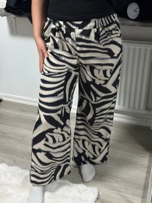 Zebramönstrade vida leggings