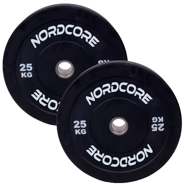 Nordcore Levypainot Bumper Core (5-25kg), pari - 25 kg
