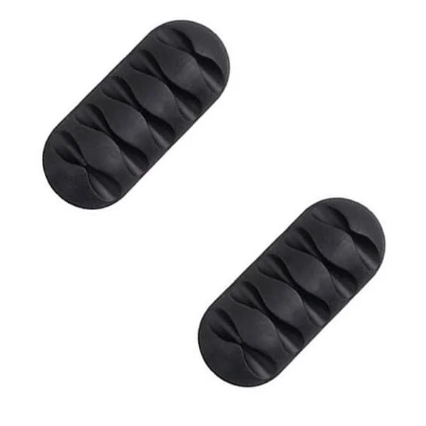 Sladdhållare / kabelorganiserare 2-pack - Flera färgval