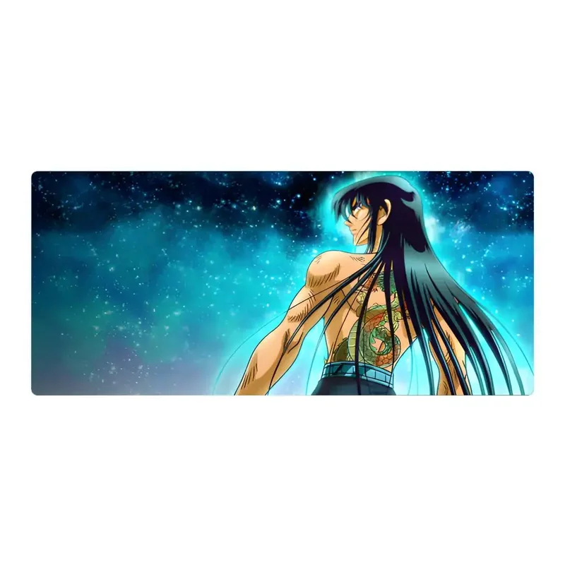 AliExpress - Tapis de souris dessin animé s-saints Seiyas Tapetes de Mesa Teclado, Borracha Kawai, Tapete de Mesa antidérapant, XXL90x40cm