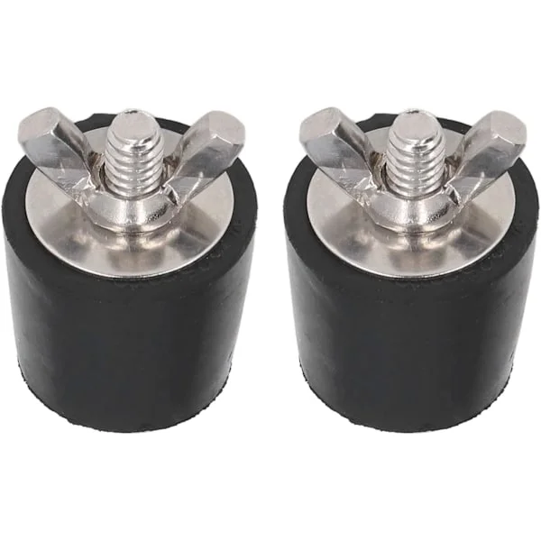 2 st pool vinterplugg, 25 mm vintergummiplugg pool vinterplugg expansionsplugg med metallbultar för att förhindra skador