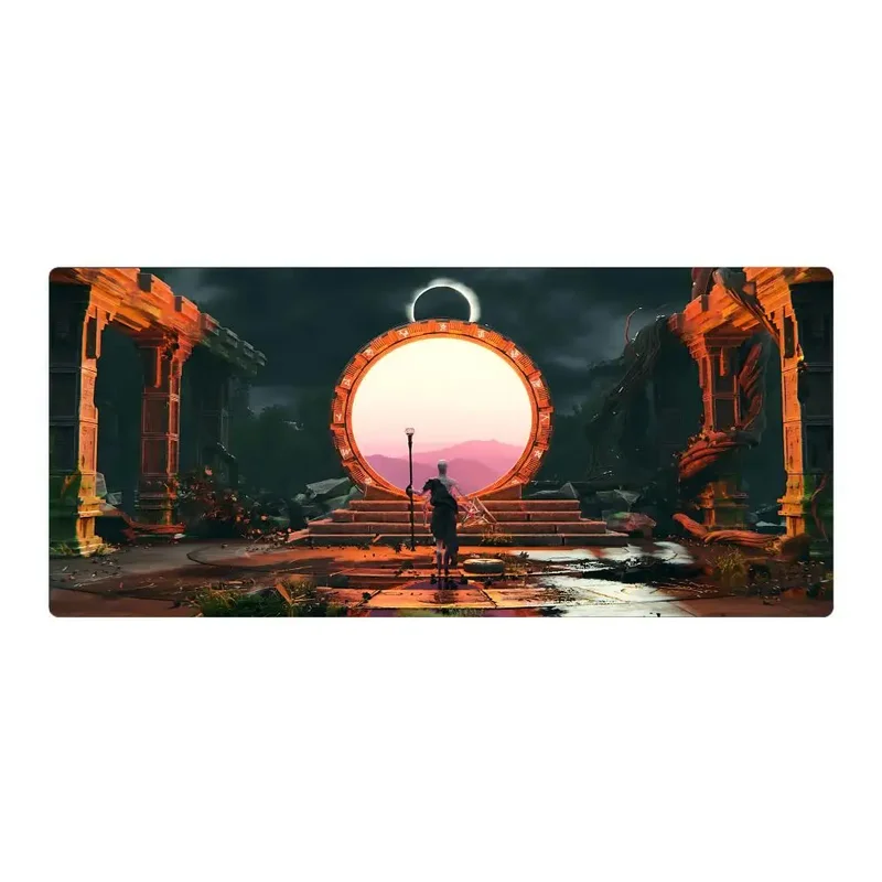 AliExpress - Stargate Mouse Pad Tapetes de Mesa Teclado, Borracha Kawai, Tapete de Mesa Antiderrapante, XXL90x40cm