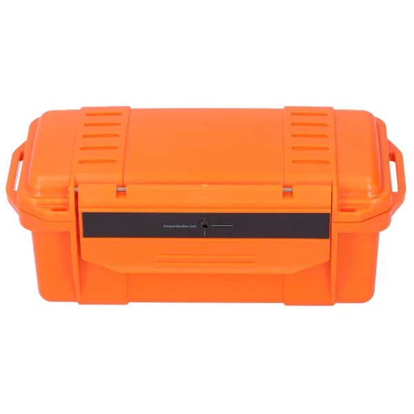 Waterproof Outdoor Tool Storage Box Shockproof Gear Container Orange
