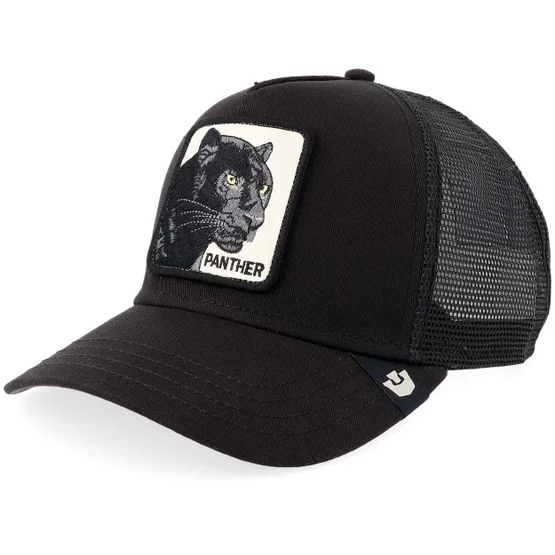 Goorin - Svart trucker Caps - Black Panther Void Black Trucker @ Hatstore