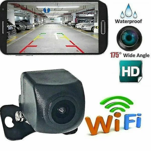 Bil Kamera 1080p HD Ryggekamera Wifi Trådløst Bil Ryggekamera For Iphone Android-FA1-