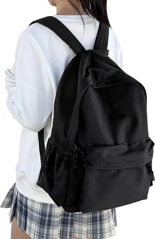 【NX】Reppu - Matkareppu - Musta reppu - Matkalaukku yhteensopiva naisten kanssa - Rento matkalaukku - 35L - 46x32x14 cm - Musta