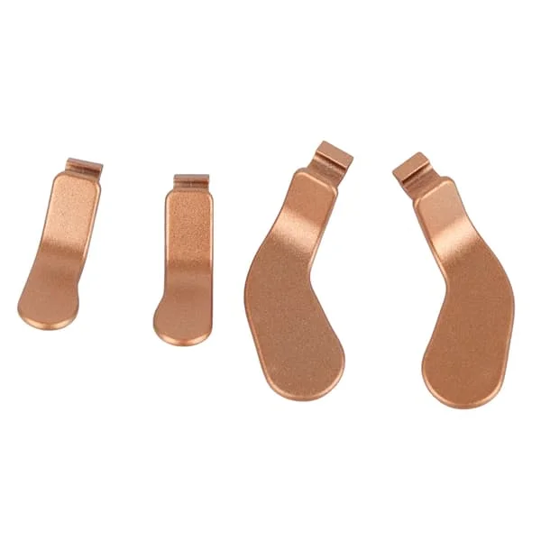 4 stk. Controller-paddles i rustfrit stål, reservedele til Xbox One Elite Controller Series 2 Model 1797 Guld
