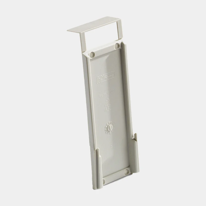 Hållare till källsorteringskärl Nordiska Plast Återwinning ECO, ljusgrå, 200 x 72 x 15 mm, passar till 7 & 12 liter