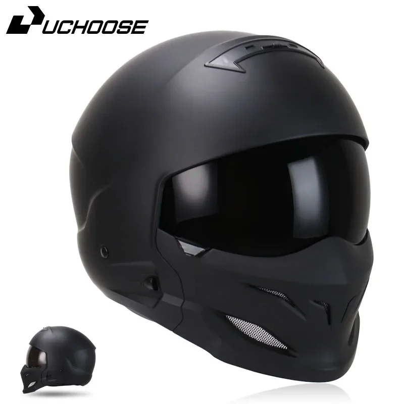 AliExpress - Nouveau Scorpion rétro Moto Cascos Moto Locomotive personnalité multi-usages combinaison casque détachable multi-usages