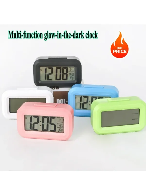 AliExpress - Wecker Digitaluhr LED Elektronisch mit Hintergrundbeleuchtung Snooze Kalender für Home Office Desktop Tisch Display Uhr