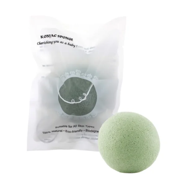 UNIQ Konjac Sponge Kasvosieni Vihreä Tee