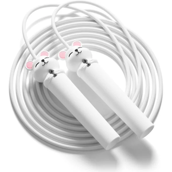 Barn Hopprep Hopprep Justerbart Hopprep och Trasselfritt, PVC Hopprep (Vit)