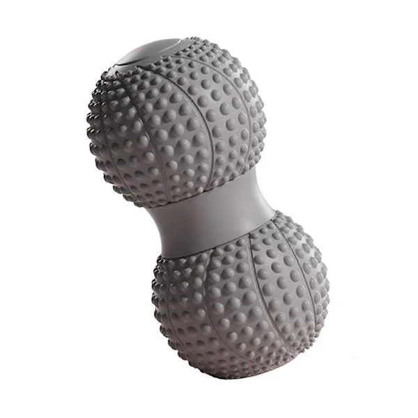 Peanut Massage Ball Deep Tissue Muscle Relaxation Double Lacrosse Roller Physiotherapy Leg Arm Waist Abdomen Back Foot Full Body Massage Grey
