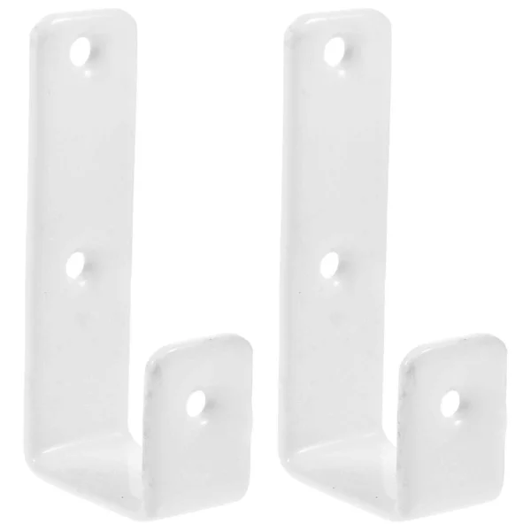 1 set Kerrossängyn tikkaat Kiinnike Sängyn tikkaat Kiinnityskoukku Tukeva kerrossängyn tikaskoukku Valkoinen 6.90X3.20X2.00CM