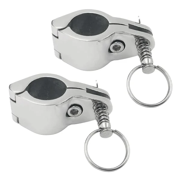 Bimini Top Käkslid 1Tum eller 7/8Tum Marine Rostfritt Stål 316 Heavy Duty Båt Bimini Takbeslag Hårdvara Rör