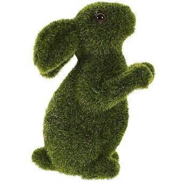 Påskehare Dekoration Mos Hare Figur Have Kunstig Mos Kanin Påskepynt