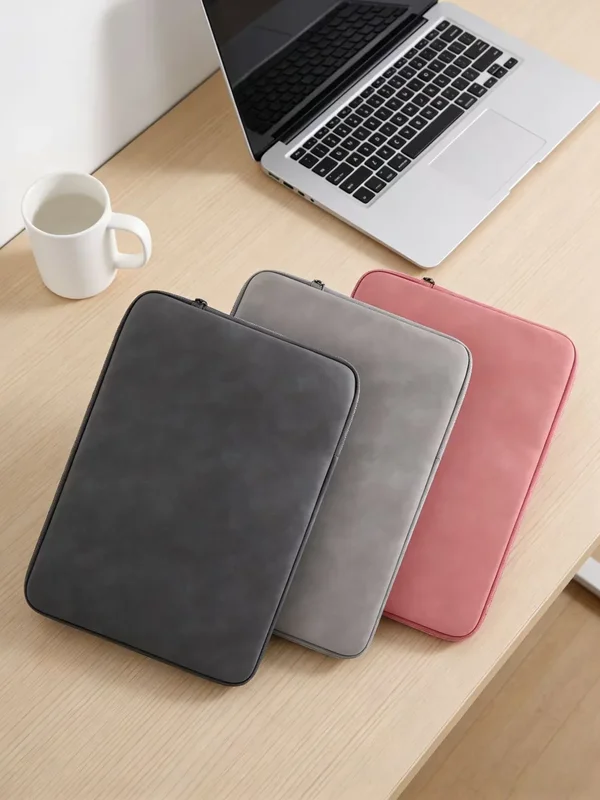 AliExpress - Housse de protection en cuir PU pour ordinateur portable 11 13 14 15 pouces, sacoche de rangement fine pour MacBook – Parfait