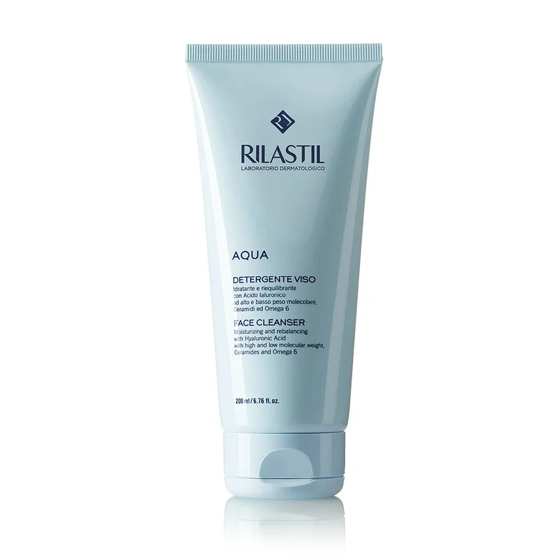 Rilastil Aqua Detergente Viso 200ml - Gel detergente viso