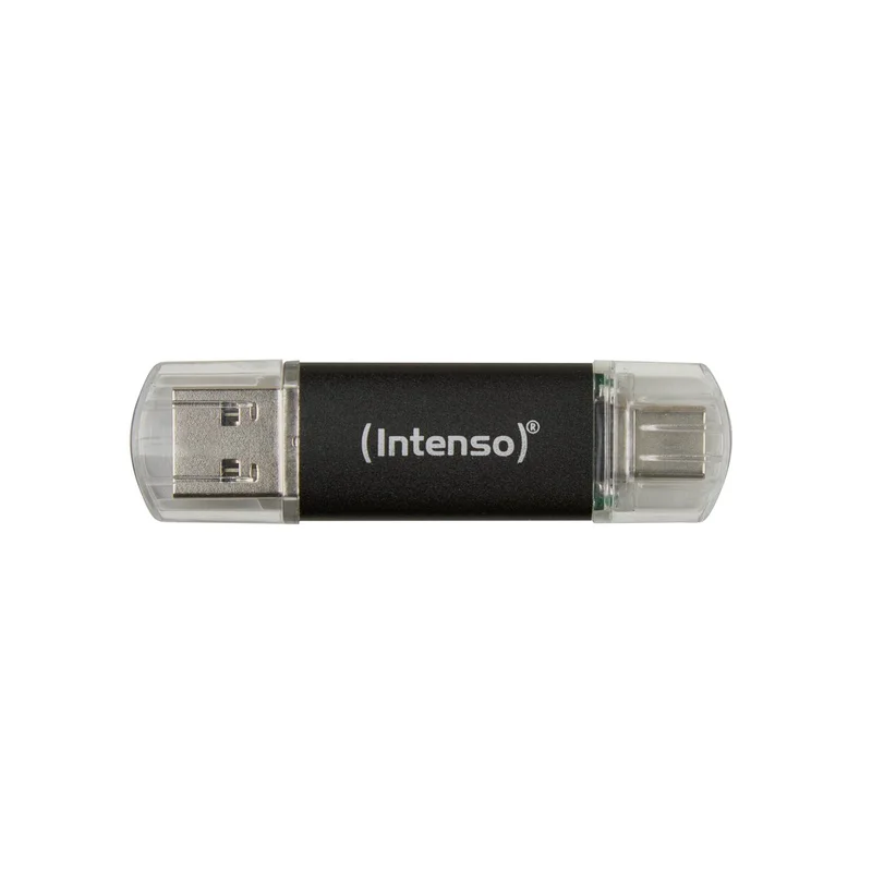 Intenso - USB-minne Twist Line 128GB Svart
