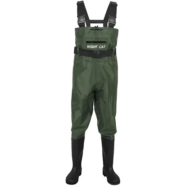 (SC) Men's and Women's Night Fishing Waders, Hunting Chest Waders with Boots, Waterproof, Breathable Crosswater Waders (6/EU 40)