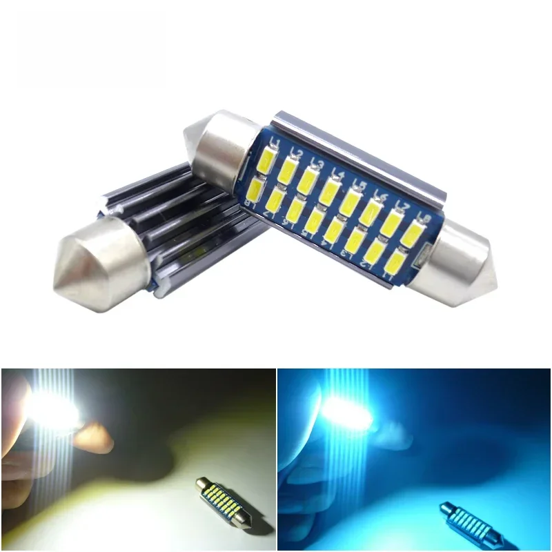AliExpress - 2x Canbus Led feston 28mm 31mm 36mm 39mm 42mm SV8,5 C10W C5W lampe à Led éclairage voiture dôme ampoule plaque d'immatriculation lumière 