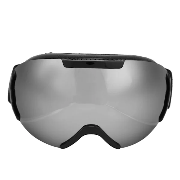 Ski Snowboard Goggles Double Lens Anti-fog UV Protection Sunglasses for Adults Silver