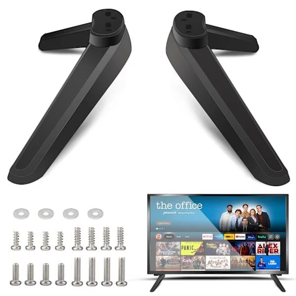 Universell TV-fot Sokkel Smart TV Bordstativ med Skruer TV-fot Sokkel med Skruesett kompatibel med de fleste 32 40 49 50 55 tommers flatskjermer
