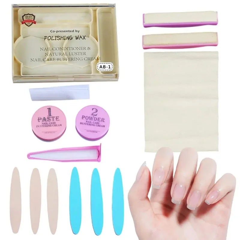 AliExpress - Kit de manucure et pédicure avec polissoir, kit de préparation des ongles naturels pour femmes, filles, débutantes, usage domestique, 