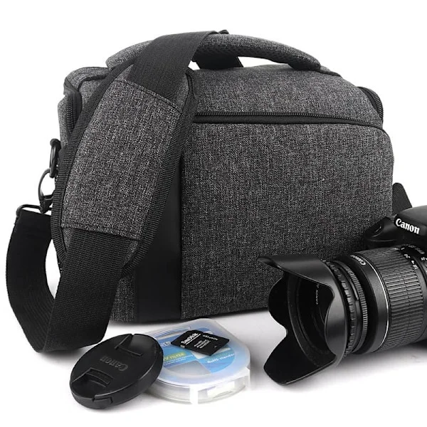Vattentät Kameraväska för Utomhus Professionell Axelväska för Canon Nikon Kameraväska