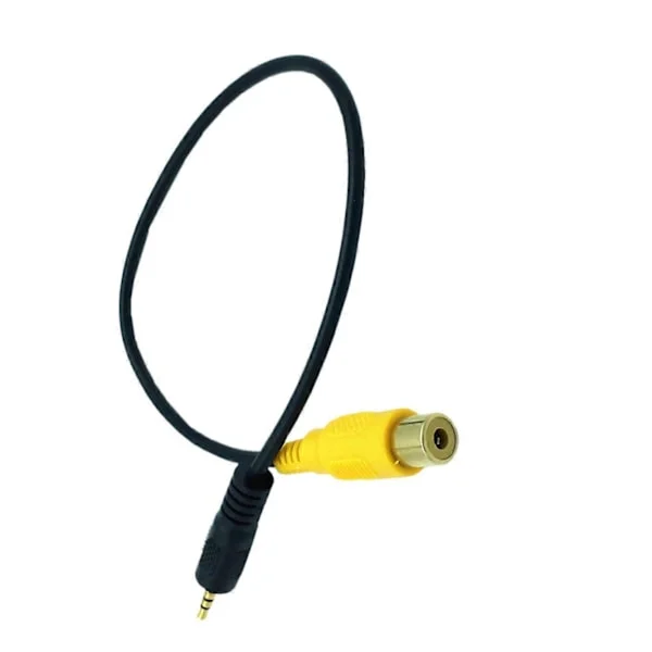 RCA til 2.5mm AV-IN Kabel Bil Ryggekamera TIL GPS 2.5mm 0.3m