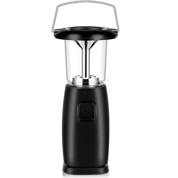 LED Solcelled Hånddrevet Dynamo LED Lys / Lanterne / Lampe til Udendørs