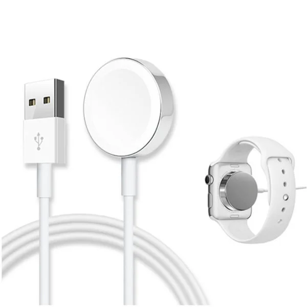 Ladekabel for Apple Watch / iWatch hvit Hvit
