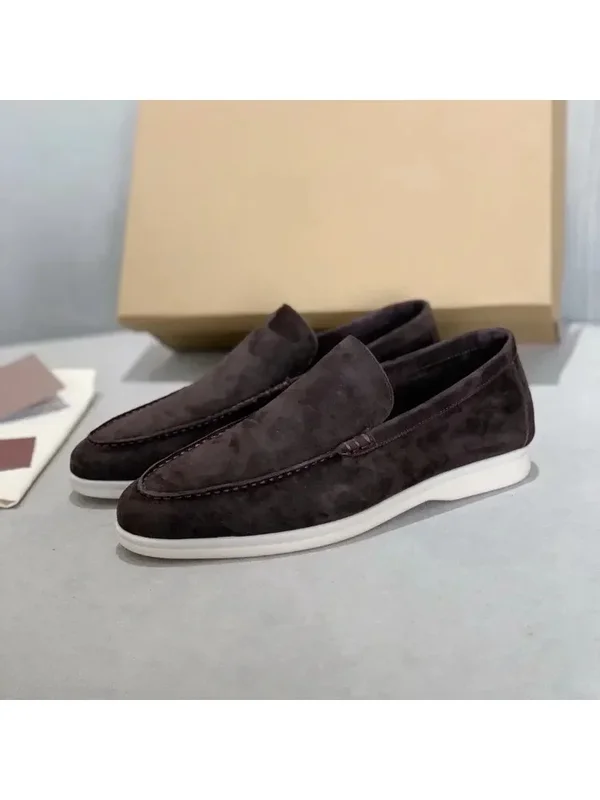 AliExpress - Suede Leather Women's Loafers Spring and Autumn Casual Soft Sole Shoes Women's High Quality Cashmere Fashion Trends Flat Shoes