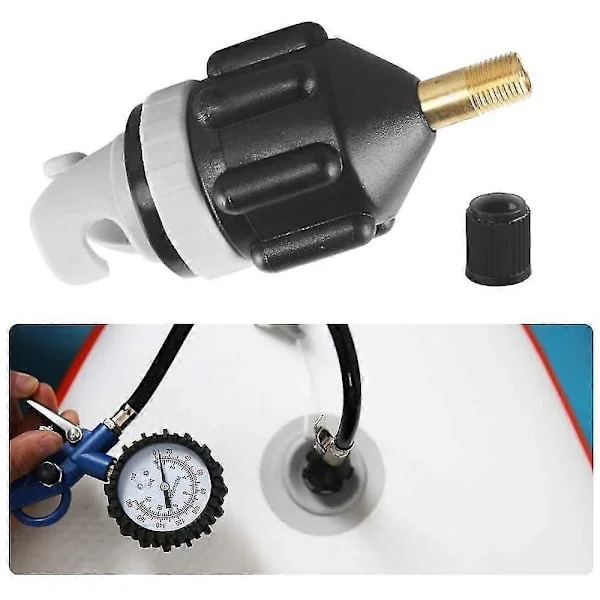 SUP Adapter Konventionell Luftpump SUP Adapter För Kompressor Luftpump Konverterare För Kanot Kajak Paddelbräda Uppblåsbar Båt Standardventil Adapter 