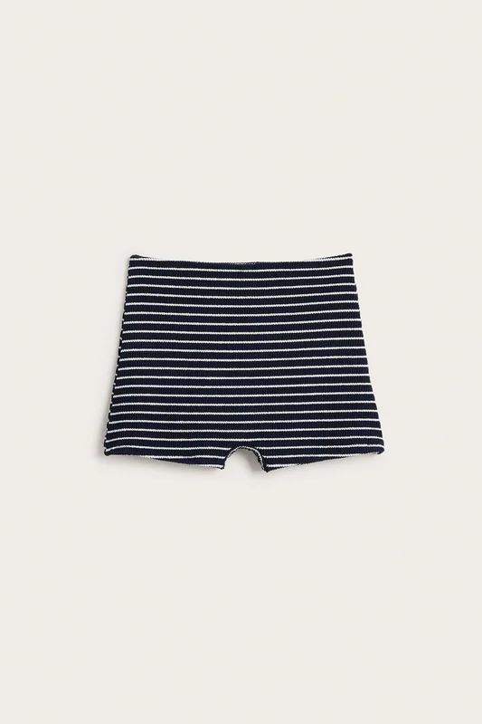Kappahl | Korkeavyötäröiset bikinishortsit Tummansininen XS | Naiset