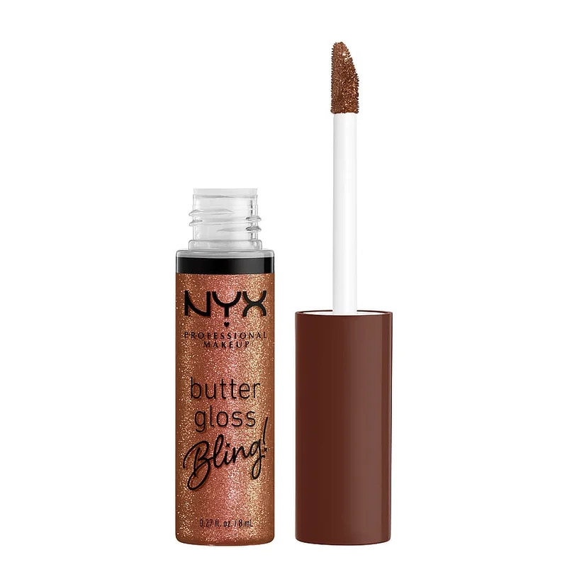 Spar 25% • Køb 2, NYX PROFESSIONAL MAKEUP Butter Gloss Bling! Lip Gloss 08 Hustla, Makeup, Læber, Lipgloss