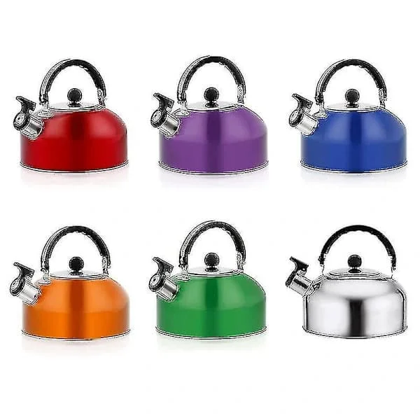 3L Stainless Steel Whistling Kettle for Induction Cooker, Gas Stove, Teapot, Kitchenware, Chaleira Whistle Red Ed 3L Ed 3L