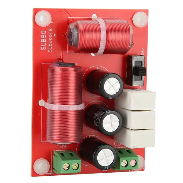 Base Frequency Divider 3-Way Audio Speaker Crossover Filter for 4-8 Inch Speaker Accessories
