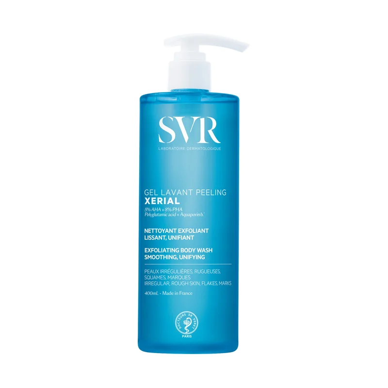 SVR Xerial Gel Lavant Peeling 400ml - Gel detergente viso