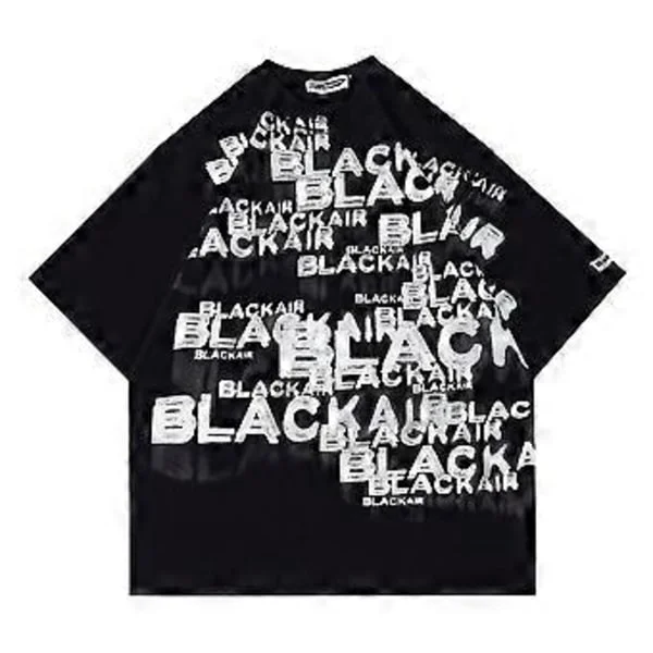 T-skjorte for menn, streetwear, hiphop, oversized, hvit blekk direkte - Spray T-skjorte Retron Vintage bokstavgrafikk topper T-skjorter bomull