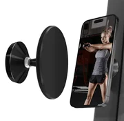 Uppgraderad magnetisk telefonhållare för gym, dubbel magnet med starkt grepp