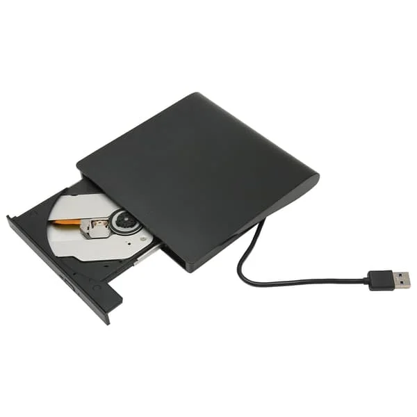 USB3.0 Extern DVD-brännare Ultratunn Extern DVD-enhet med USB C-adapter för Bärbara Datorer Stationära Datorer PC