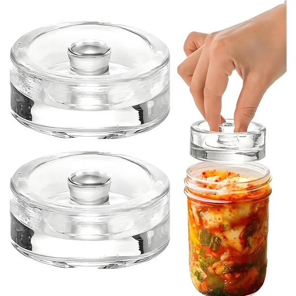Fermenteringsvekter 2-pakning for Norgesglass med håndtak som er enkle å gripe [YJD]
