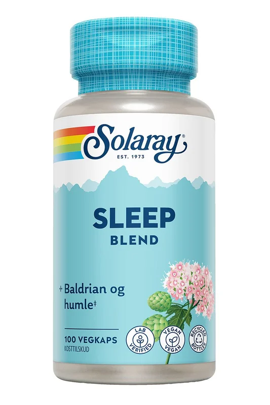 Solaray Sleep Blend, Sport & Velvære, Søvn & Meditation, Kosttilskud Til Søvn