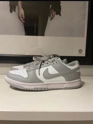Nike Dunk Low Grey/White – Strl 38.5 – Mycket bra skick