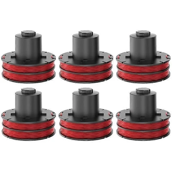 6-pack Replacement Spools for AL-KO Grass Trimmer Wire Spools 112966