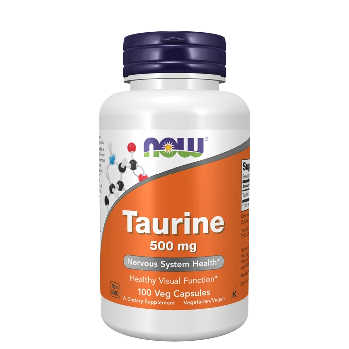Now Foods Taurin 500 mg 100 kapslar