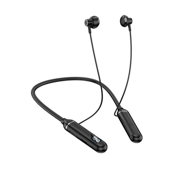 Sport Bluetooth Hörlurar - Smart Brusreducering In-Ear Trådlöst Magnetiskt Nackband, Lång Batteritid, Svart FAN0496